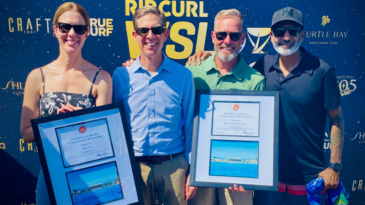 Congressman Mike Levin Celebrates Rip Curl WSL Finals